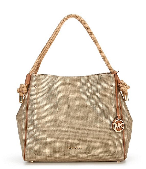 MICHAEL Michael Kors Isla Large Met Canvas Grab Bag