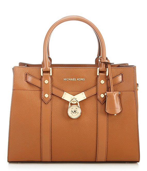 MICHAEL Michael Kors Nouveau Hamilton Large Leather Satchel Bag