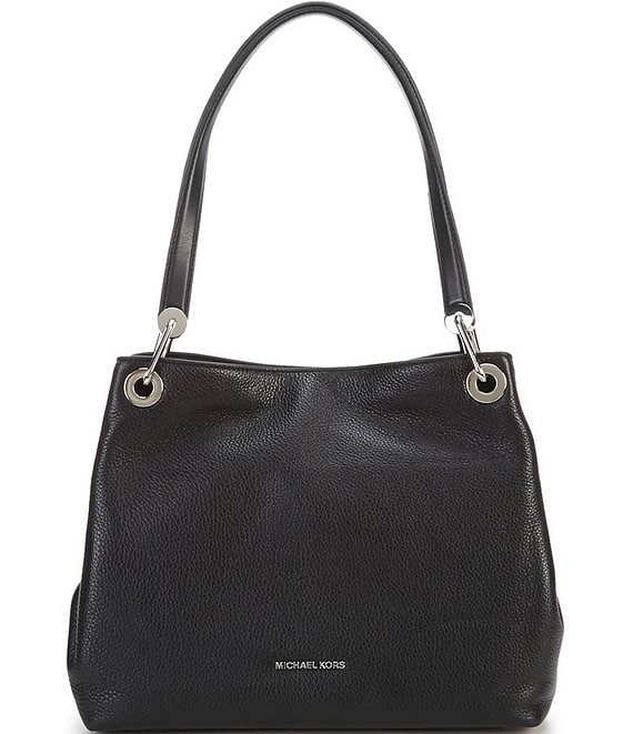 MICHAEL Michael Kors Silver-Tone Raven Large Shoulder Tote