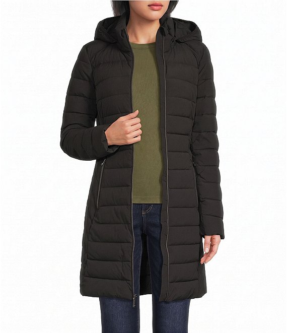 MICHAEL Michael Kors Stand Collar Packable Zip Front Puffer