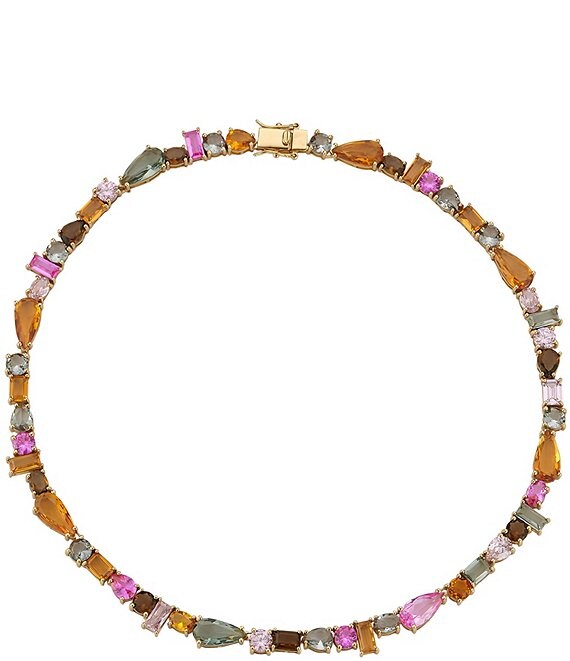 Mignonne Gavigan Cassidy Multi Shape Stone Collar Necklace, Multi - Image 1