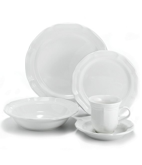 Mikasa French Countryside Rippled Stoneware 5-Piece Place Setting