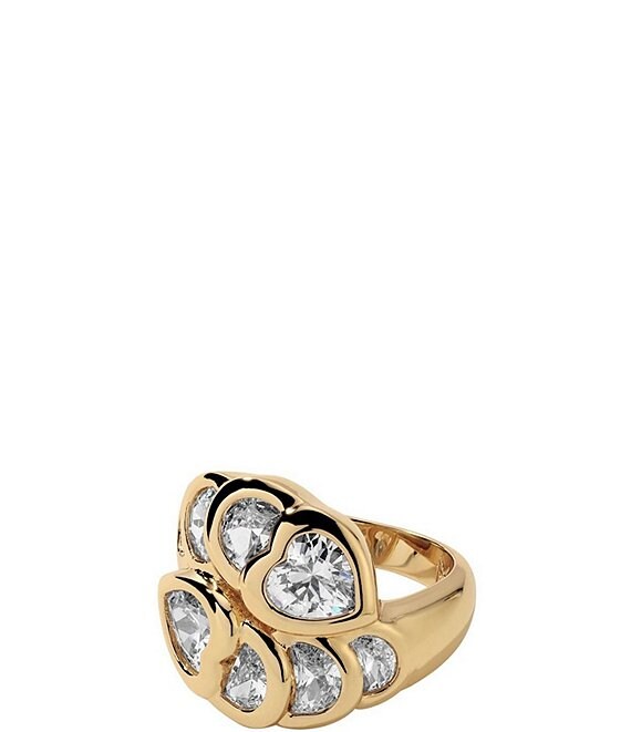 Miranda Frye Bardot Statement Heart Cluster Ring