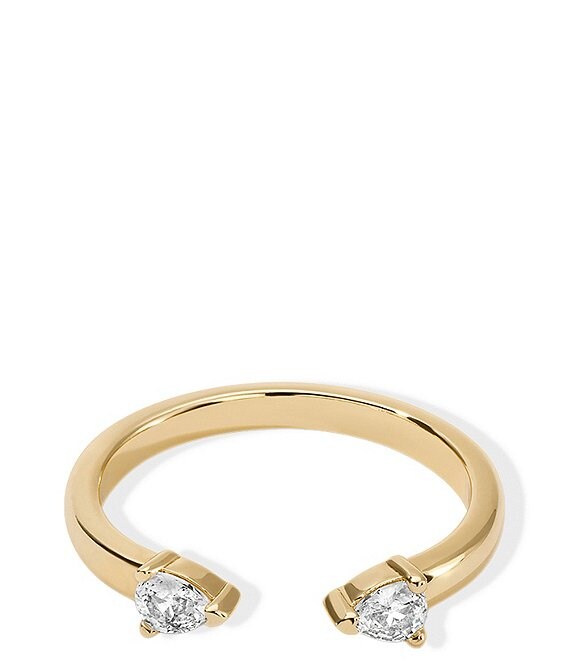 Miranda Frye Lyra Band Ring, Gold - Image 1