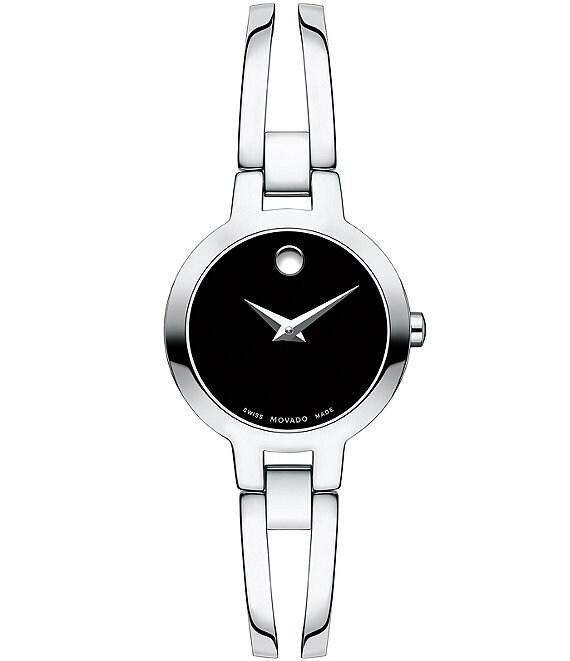 Movado Double Bar Bangle Style Amorosa Watch