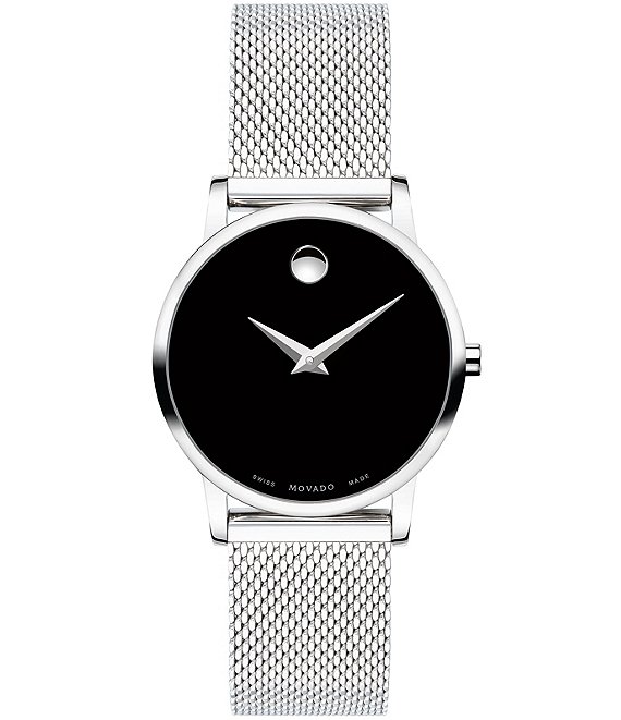 Movado Museum Classic Stainless Steel Black Watch