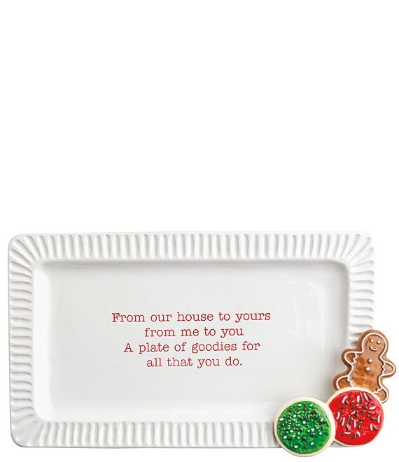 Mud Pie Circa Sweet Swap Baked Goods Rectangular Tray