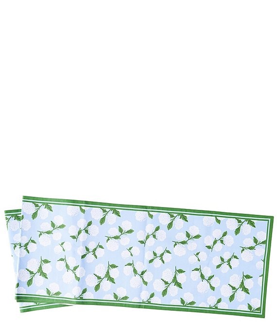 Mud Pie Hydrangea Table Runner