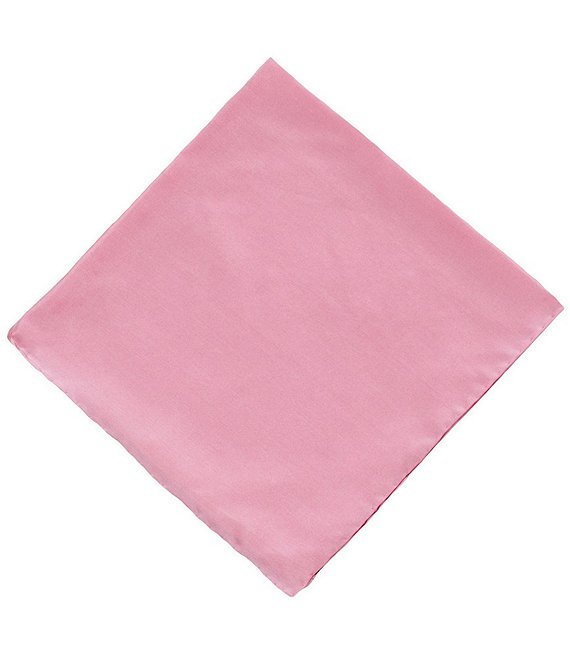Color:Berry - Image 1 - Silk Pocket Square