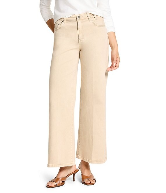 NIC + ZOE Joyride Denim Boot Flare Jeans, Latte - Image 1