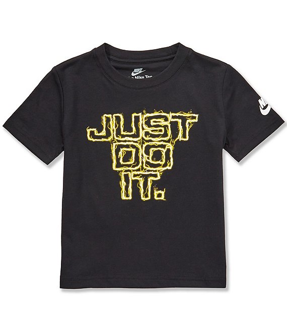Nike Little Boys Short-Sleeve Lightning #double;Just Do It#double; T-Shirt
