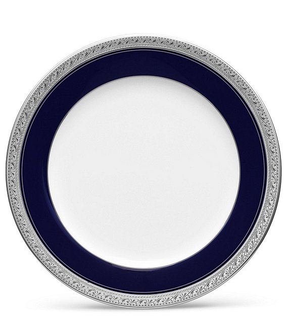 Noritake Crestwood Cobalt Platinum Porcelain Salad Plate