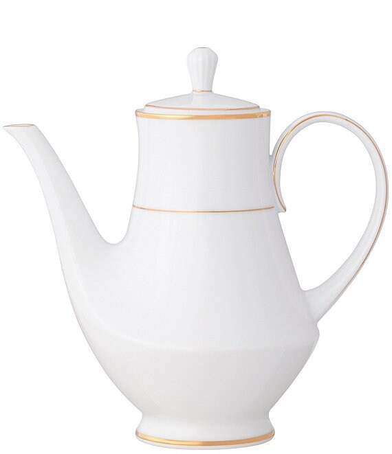Noritake Heritage Collection Coffee Server, White/Gold - Image 1