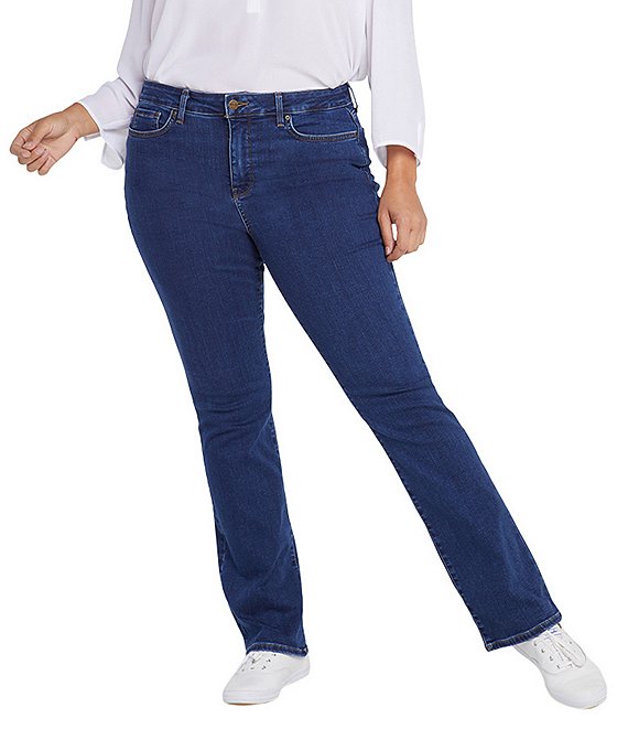 NYDJ Plus Size Barbara Bootcut High Rise Stretch Denim Jeans, Quinn - Image 1
