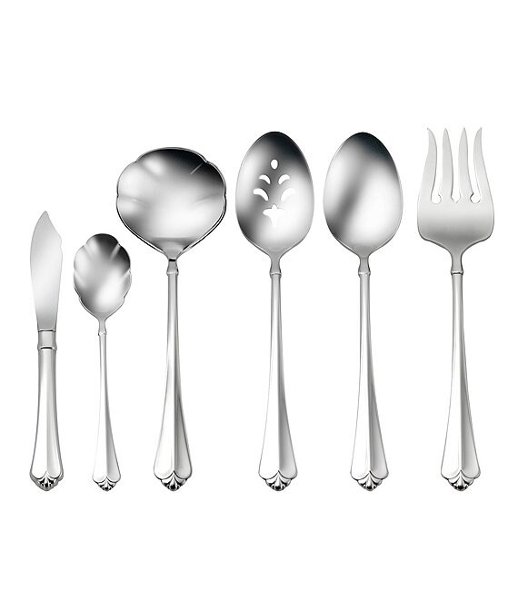 Oneida Juilliard Fleur-de-Lis Stainless Steel 6-Piece Serving Set