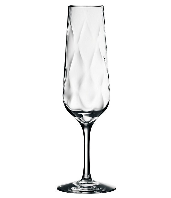 Orrefors Dizzy Diamond Stemware Flute