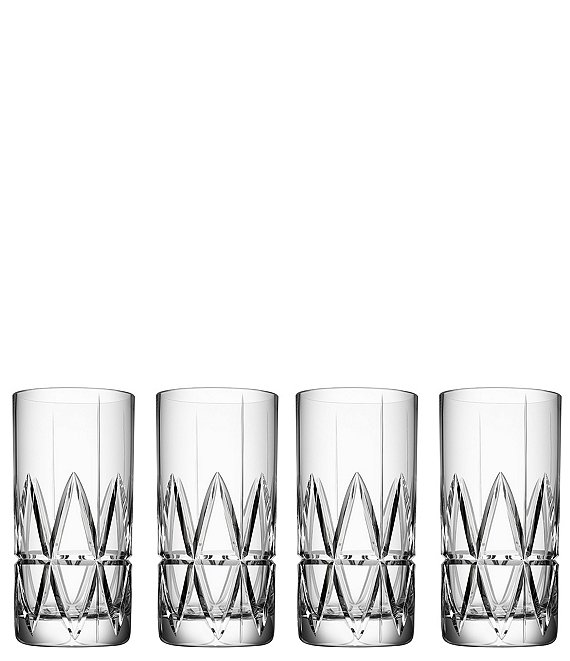 Orrefors Peak Highball Glasses, Set of 4