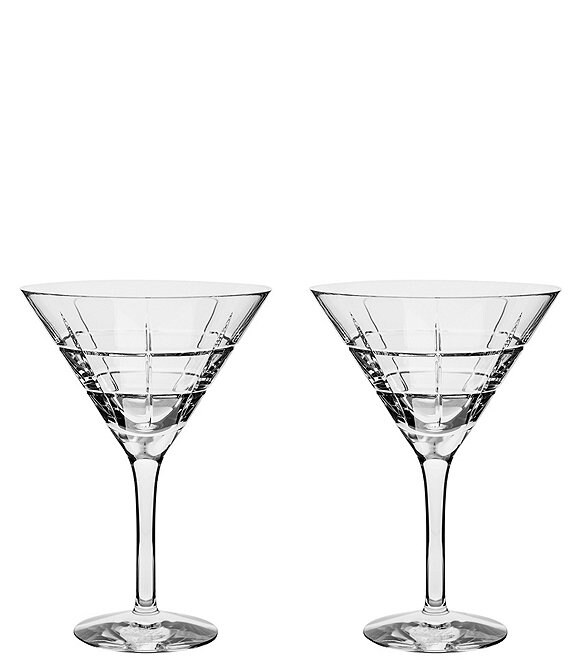 Orrefors Street Martini Glass, Set of 2