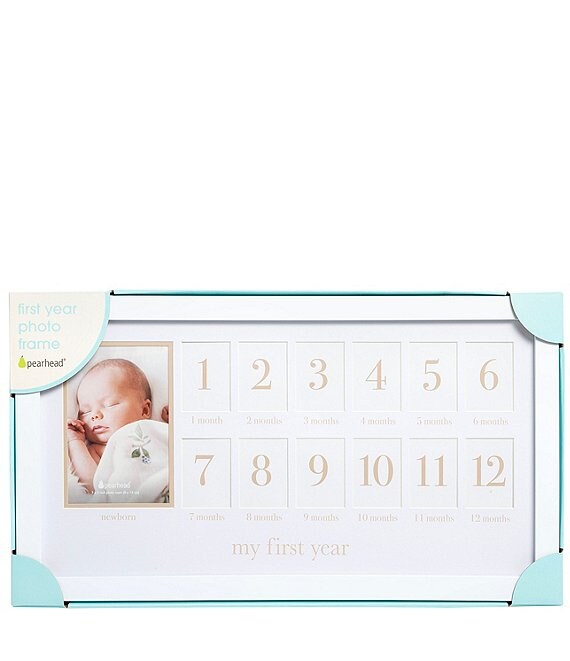 Pearhead Baby's First Year Memory Photo Frame