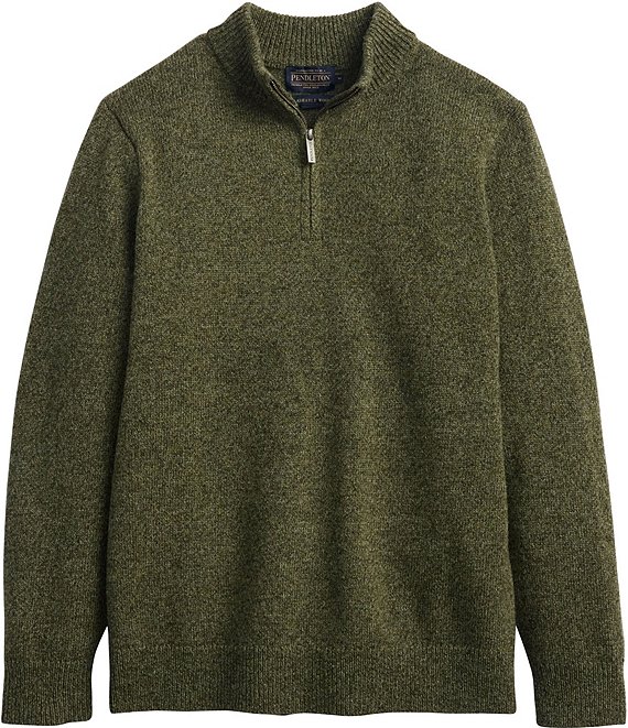 Pendleton Wool Quarter-Zip Sweater