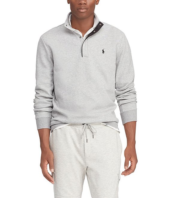 Polo Ralph Lauren Solid Double-Knit Half-Snap Pullover
