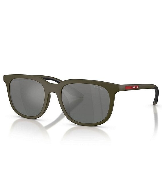 Prada Men's Linea Rossa PSB09SU 54mm Rectangle Sunglasses