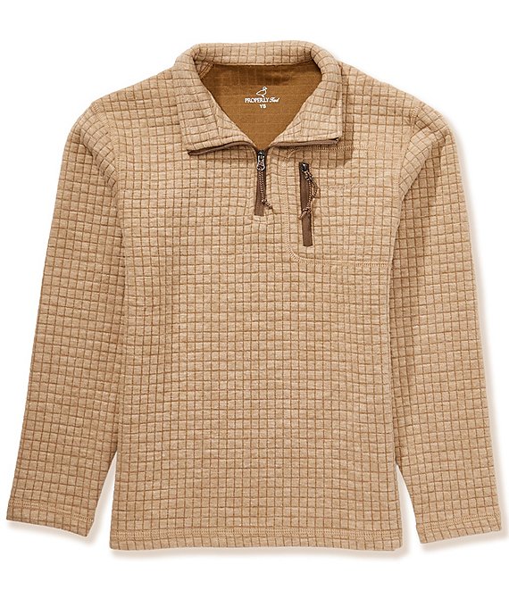 Properly Tied Little Boys Delta Quarter-Zip Pullover