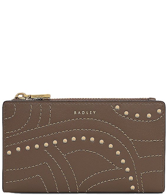 Radley London Coin Street Stud Medium Ziptop Wallet, Coffee - Image 1