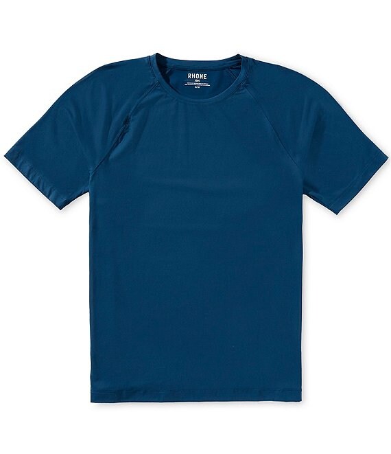 RHONE Reign Performance Short Sleeve T-Shirt, Cape Blue - Image 1