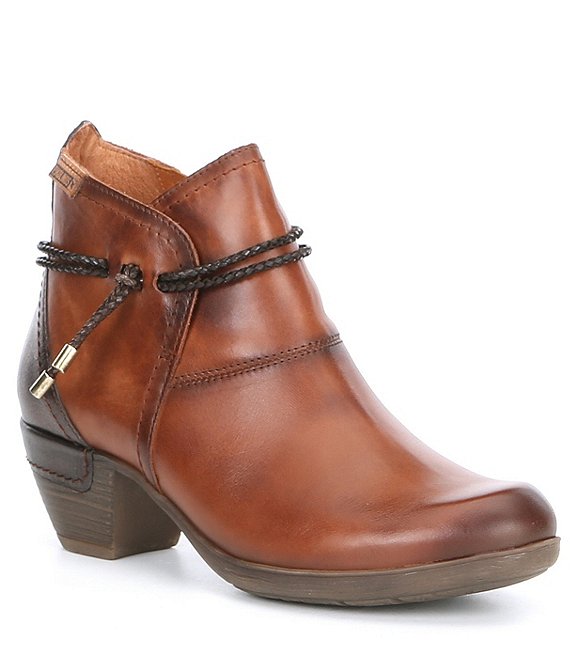 Rotterdam Tassel Leather Block Heel Bootie
