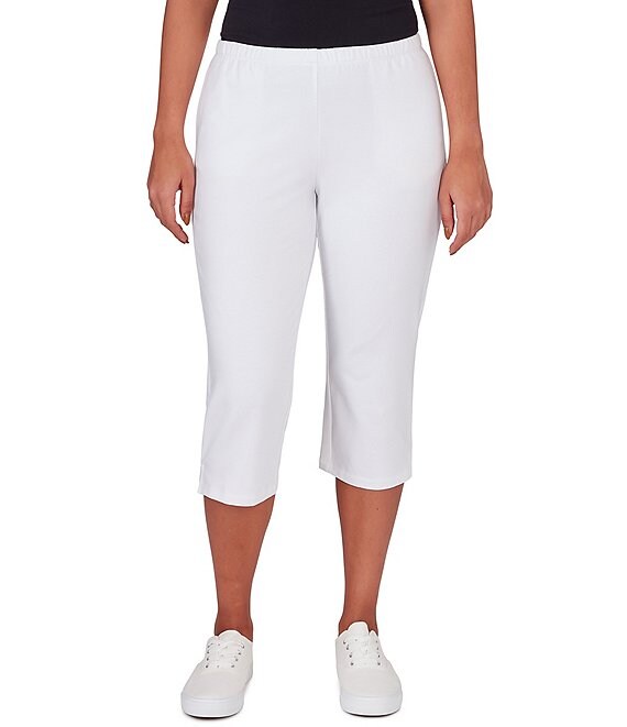 Ruby Rd. Petite Size French Terry Knit Pull-On Pants
