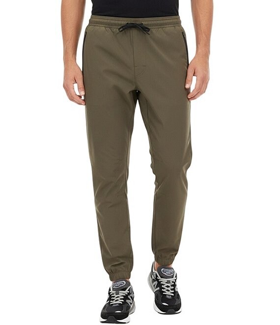 RVCA VA Sport Yogger Stretch Jogger Pants II, Mushroom - Image 1