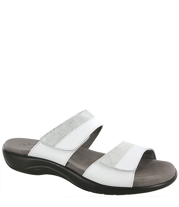 SAS Nudu Printed Leather Slides