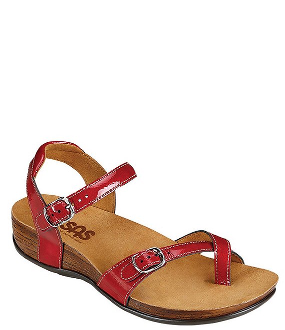 SAS Pampa Patent Leather Sandals