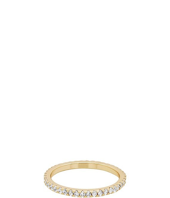 SHASHI Staci Double Pave Band Ring