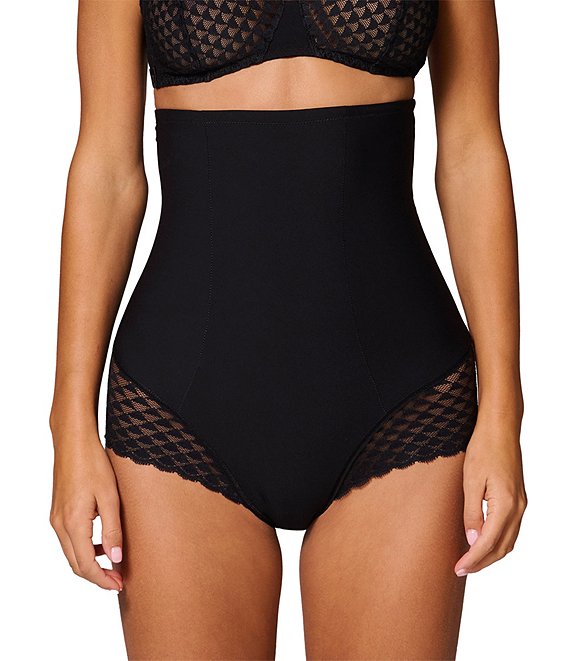 Simone Perele Subtile High-Waist Medium Control Shaper Brief, Black - Image 1