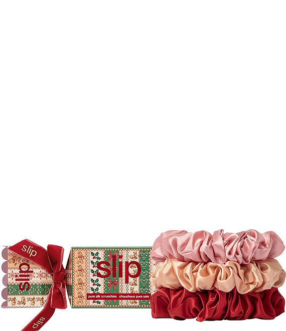 Slip Pure Silk Large Scrunchie Holiday Cracker Gift Box Set