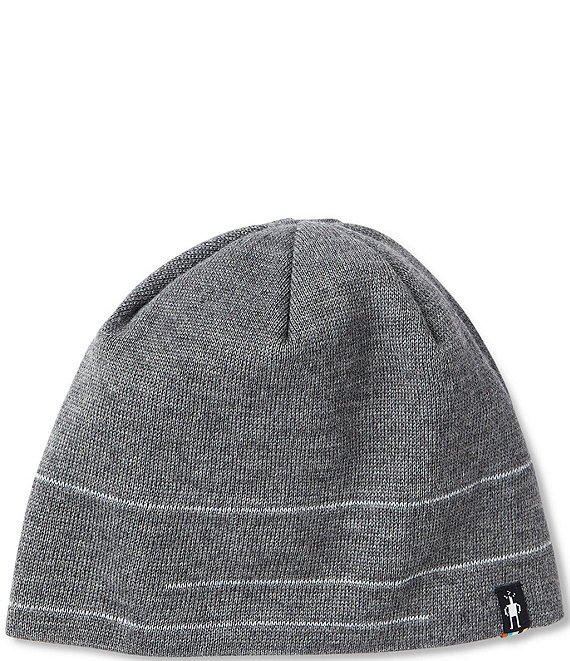 SmartWool Reflective Lid Knit Beanie, Medium Gray - Image 1