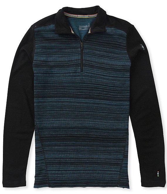 SmartWool Slim Fit Merino Wool Base Layer Quarter Zip Pullover