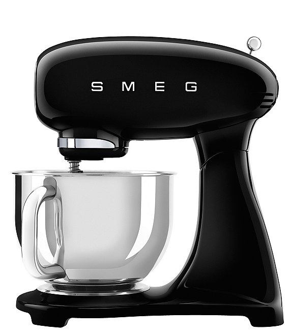 Color:Black - Image 1 - 50's Retro 5-Quart Stand Mixer with Stainless Steel Bowl (Model #SMF02)