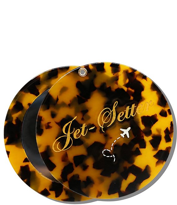Solar Eclipse Hand-Painted Jet-Setter Compact Mirror