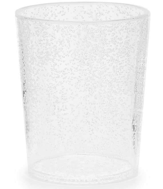 Southern Living Acrylic Clear Bubble Double Old-Fashion Glass