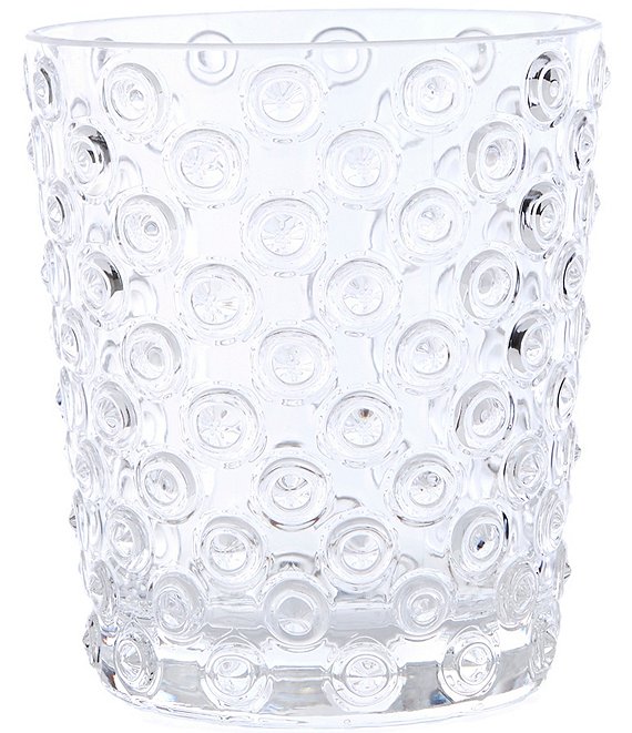 Color:Clear - Image 1 - Acrylic Hobnail Double Old-Fashion Glass