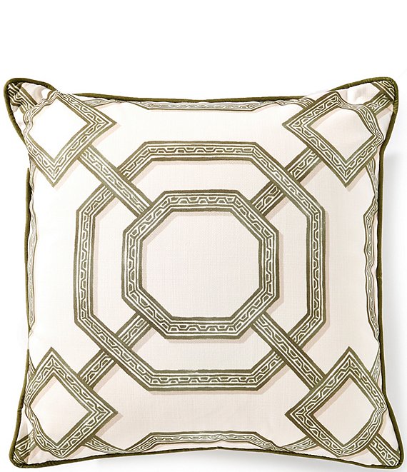 Southern Living Gazebo Trellis Square Pillow