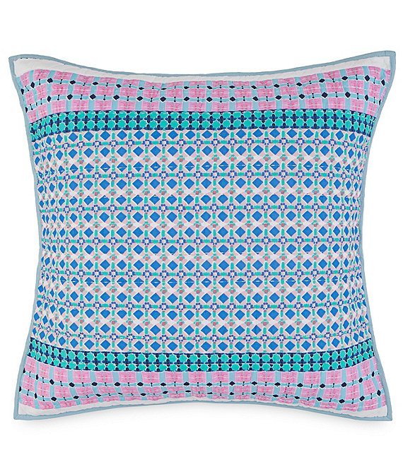 Southern Tide Stowaway Tile Print Euro Sham