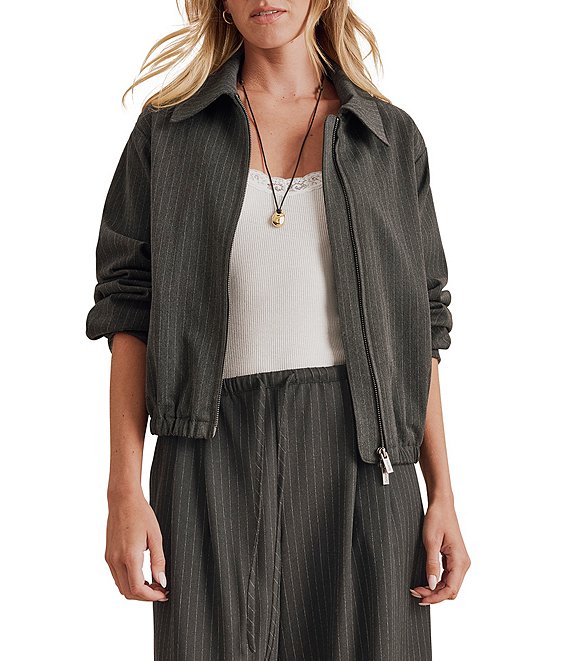 Splendid Blake Pinstripe Jacket