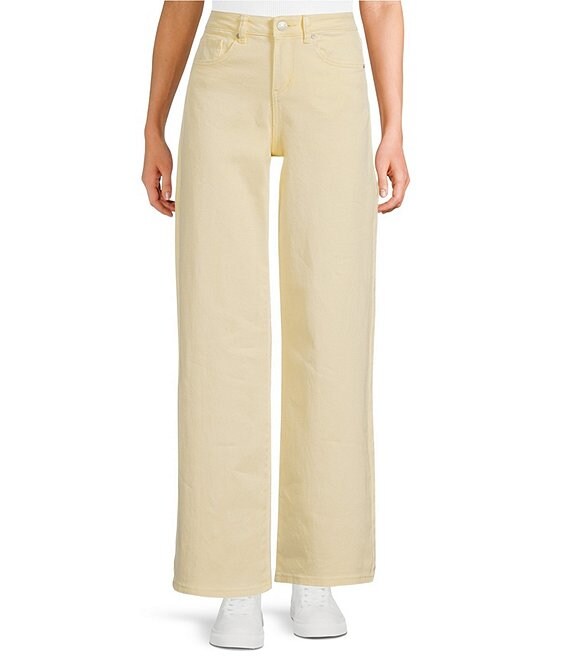 Stevie Jeans Basic Relaxed Straight Denim Jeans
