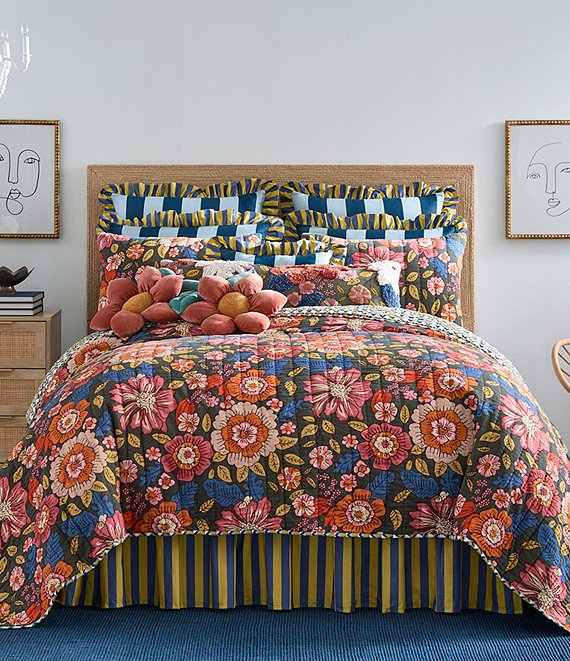 Studio D Marsha Floral Reversible Mini Quilt Set