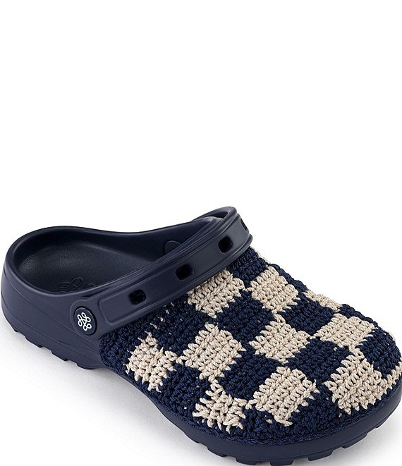 The Sak Crochet Check Pattern EVA Clogs