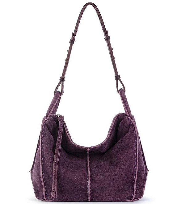 The Sak Los Feliz Suede Slouchy Hobo Shoulder Bag, Auburgene - Image 1